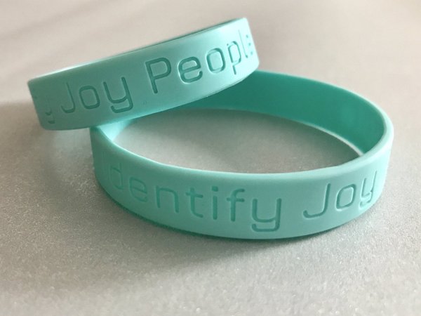 Identify Joy People - Couple Package with 2 Bracelets/2 Pins
